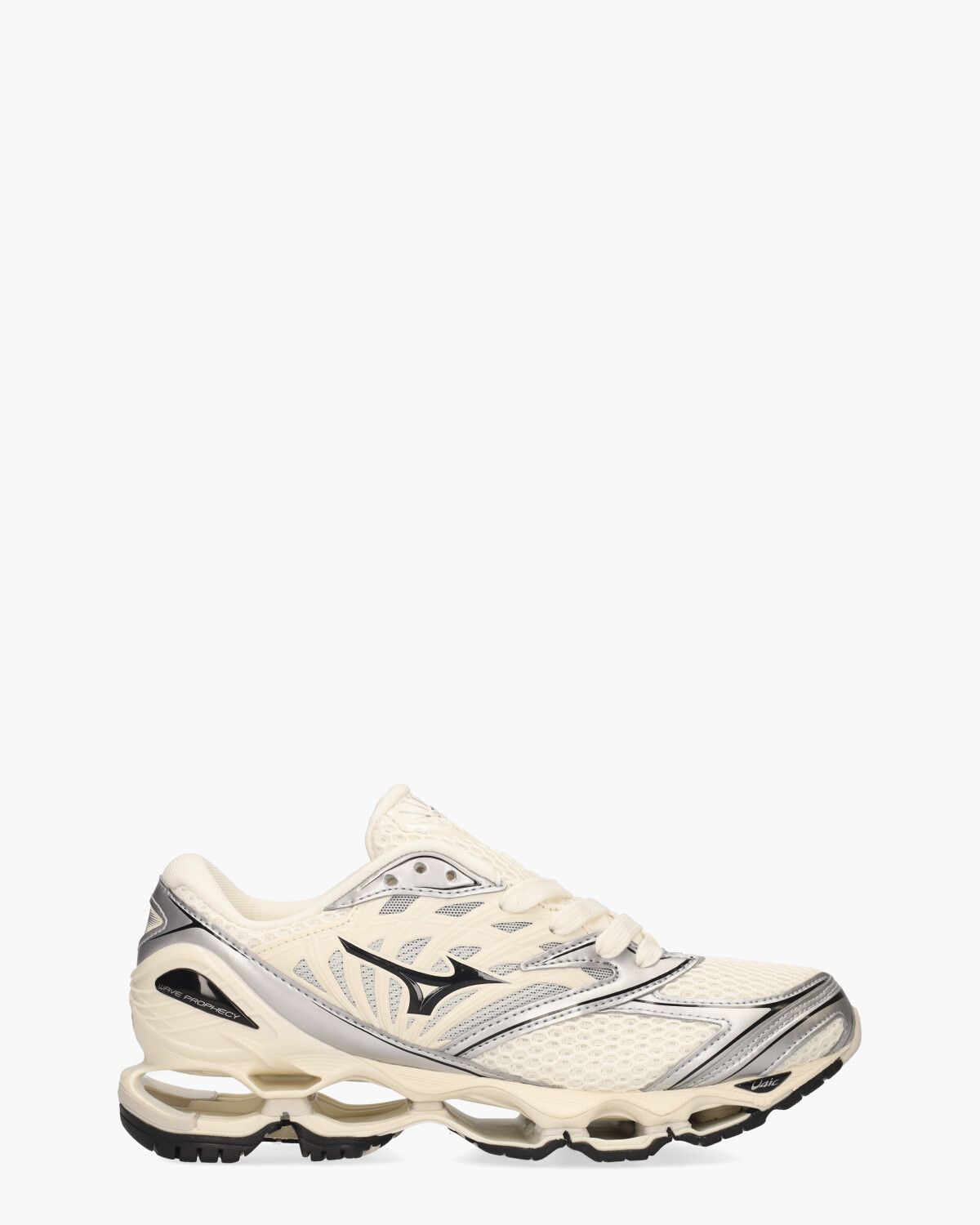 Wave Prophecy LS Off-White/Zilver Damessneakers
