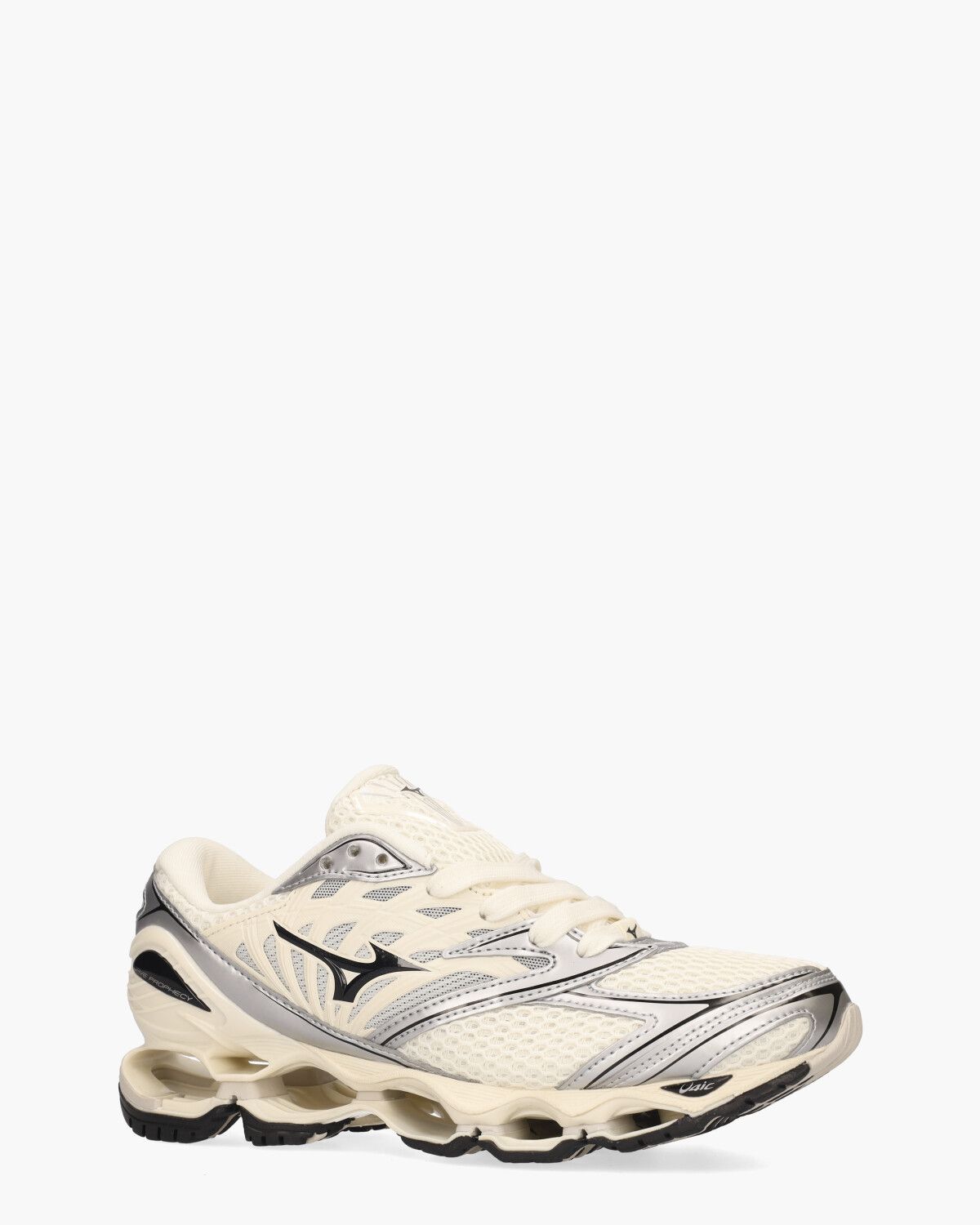 Wave Prophecy LS Off-White/Zilver Damessneakers