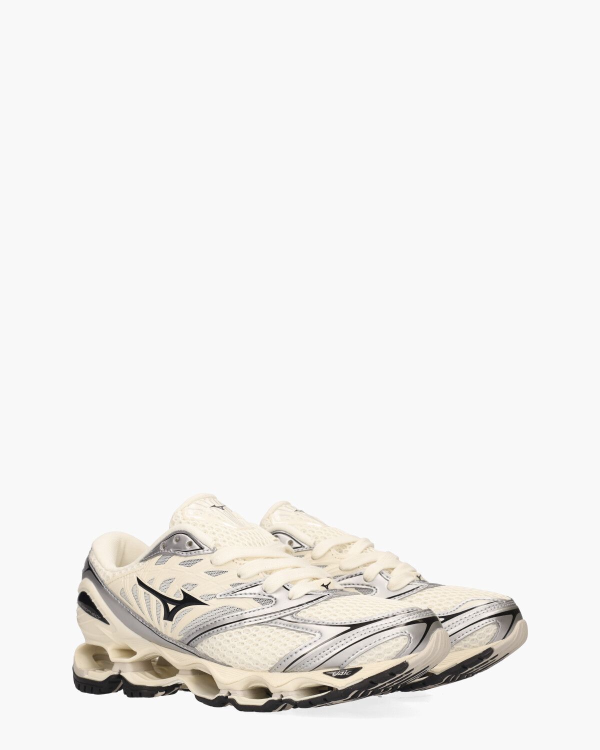 Wave Prophecy LS Off-White/Zilver Damessneakers