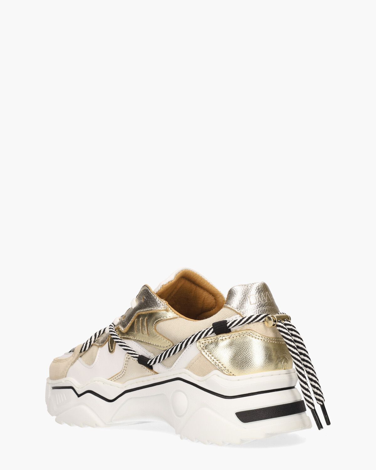 Jupiter Metallic Beige/Multicolor Damessneakers