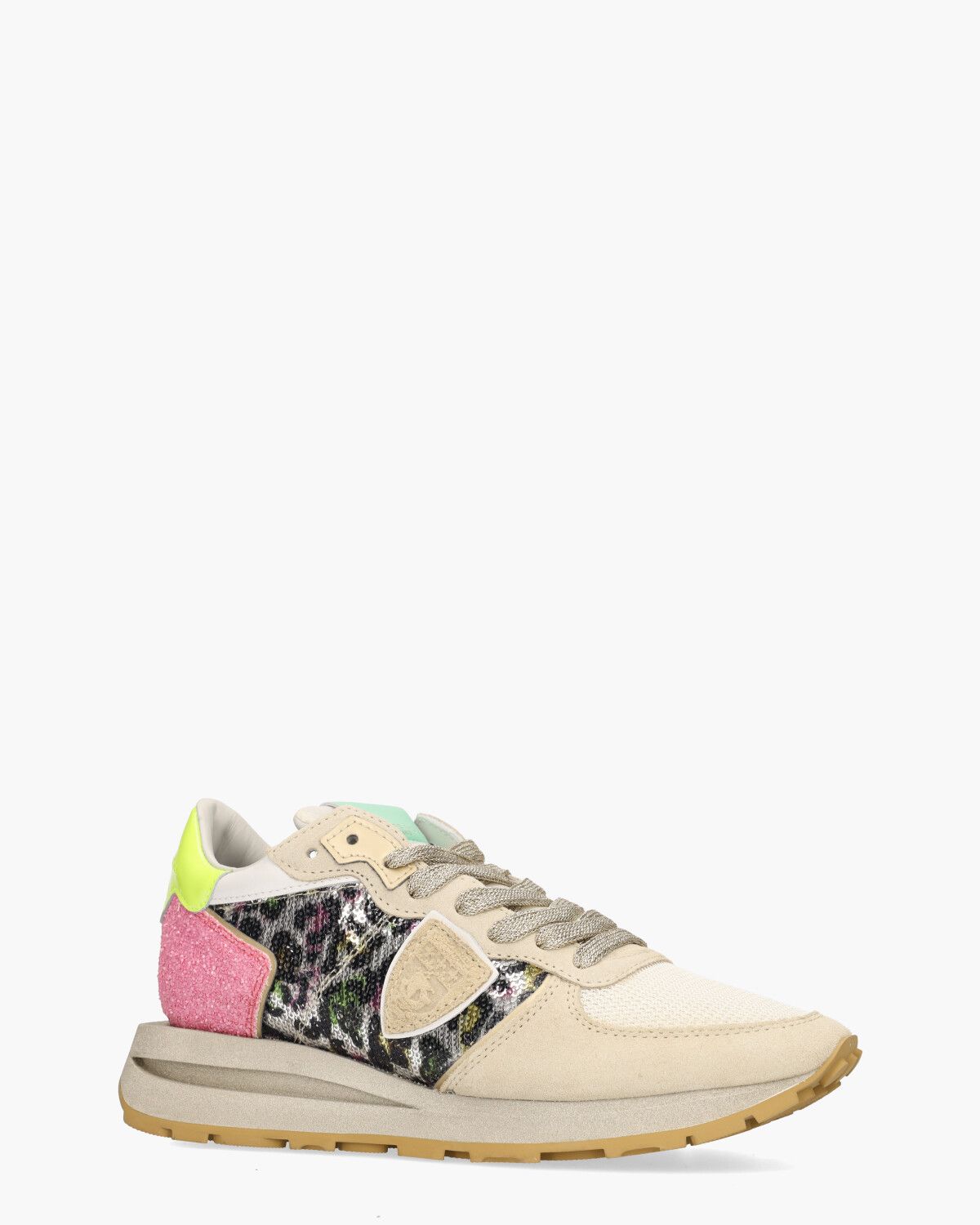 Tropez Haute Beige/Multicolor Damessneakers