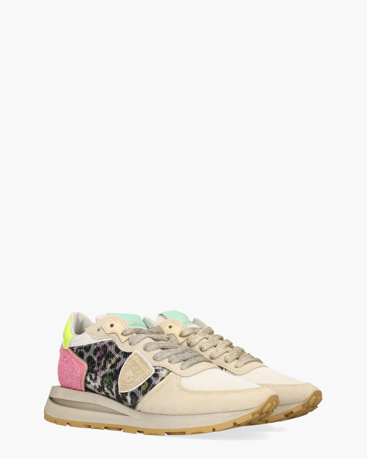 Tropez Haute Beige/Multicolor Damessneakers