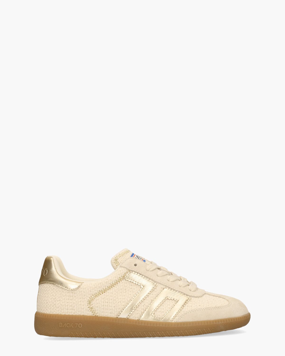 Ghost Iuta Off-White/Goud Damessneakers