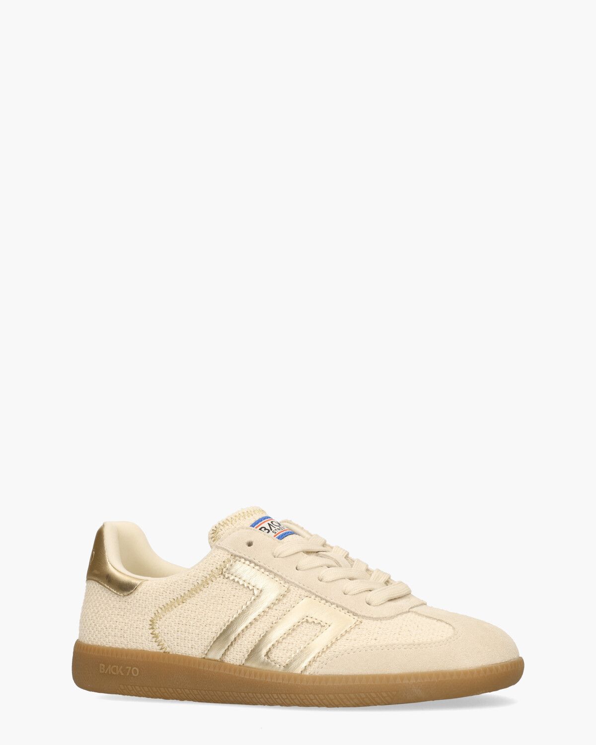 Ghost Iuta Off-White/Goud Damessneakers