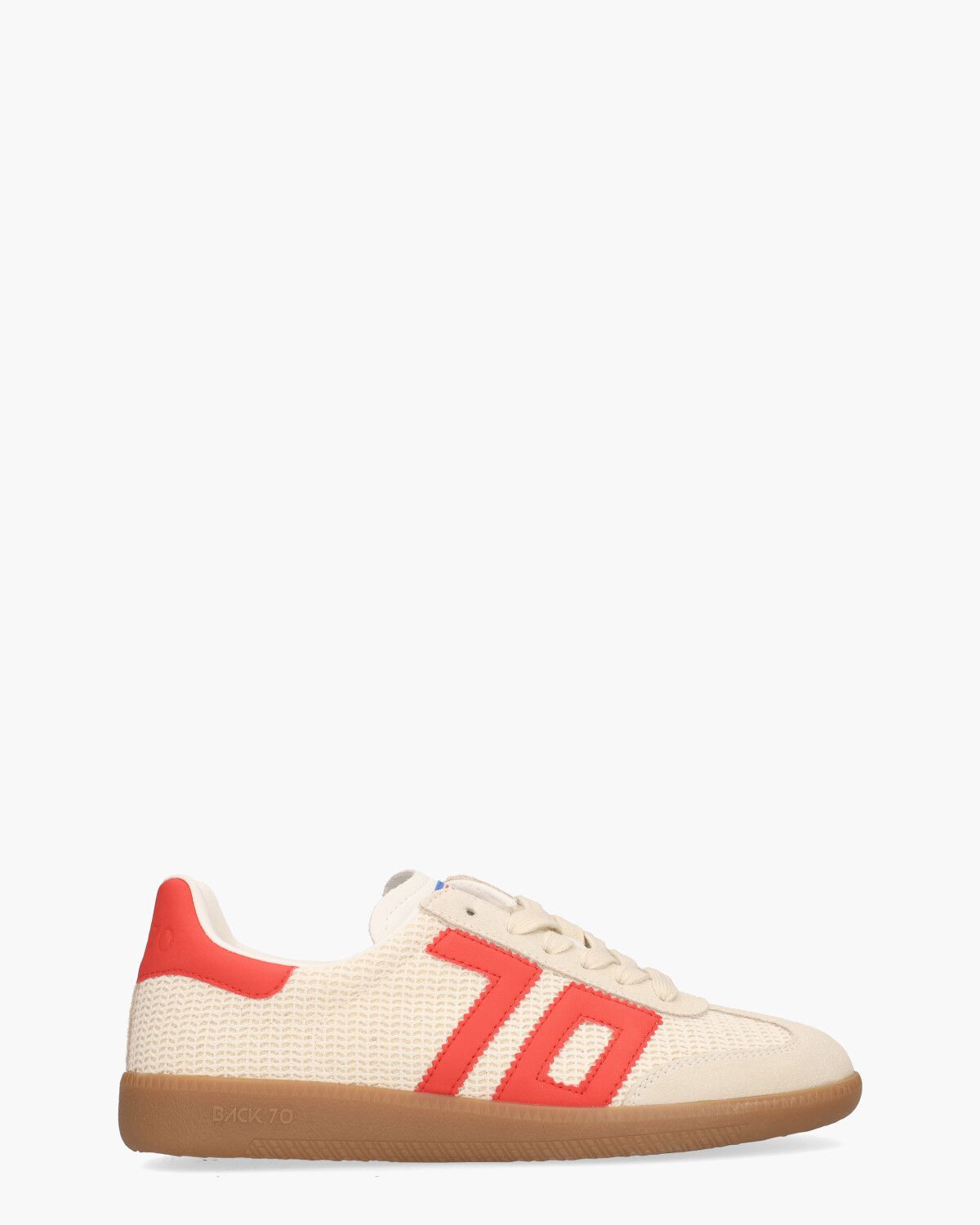 Ghost 02 Off-White/Rood Damessneakers