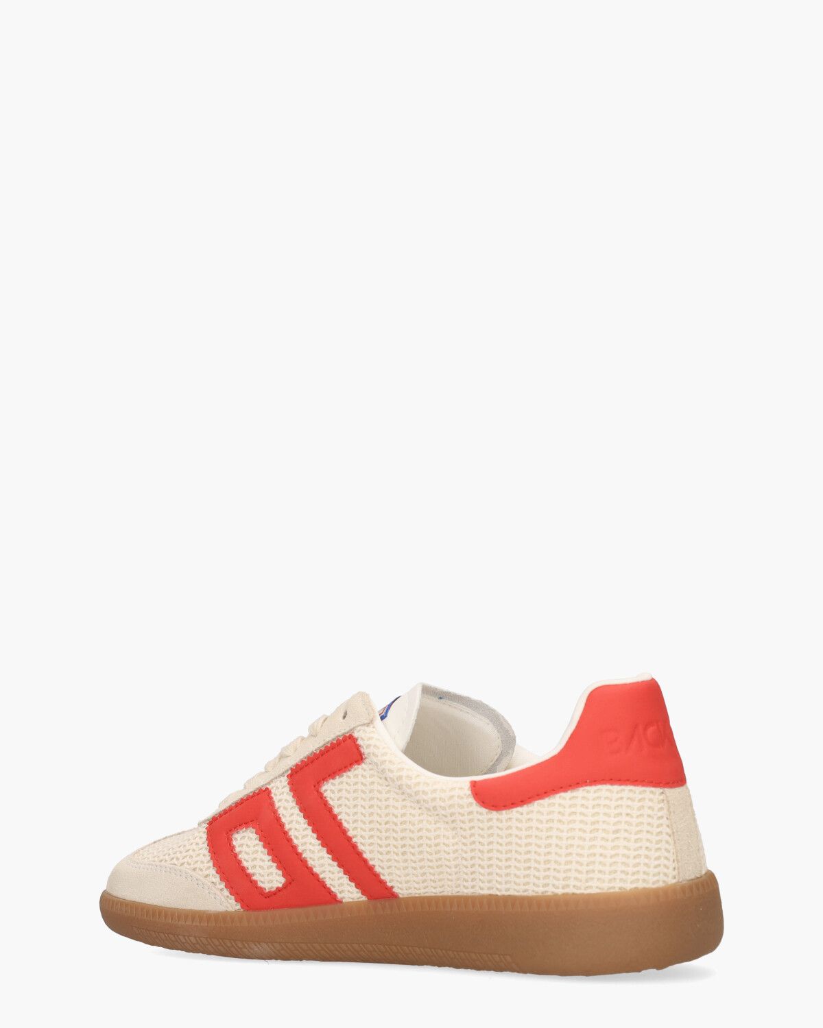 Ghost 02 Off-White/Rood Damessneakers