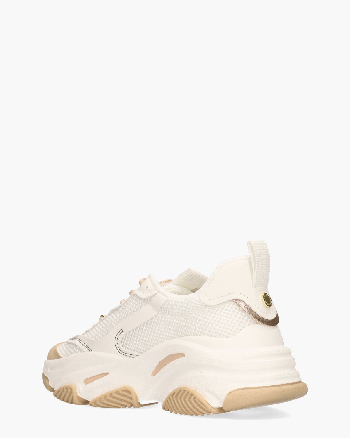 Possession-E Sneaker Wit/Beige/Roségoud Damessneakers