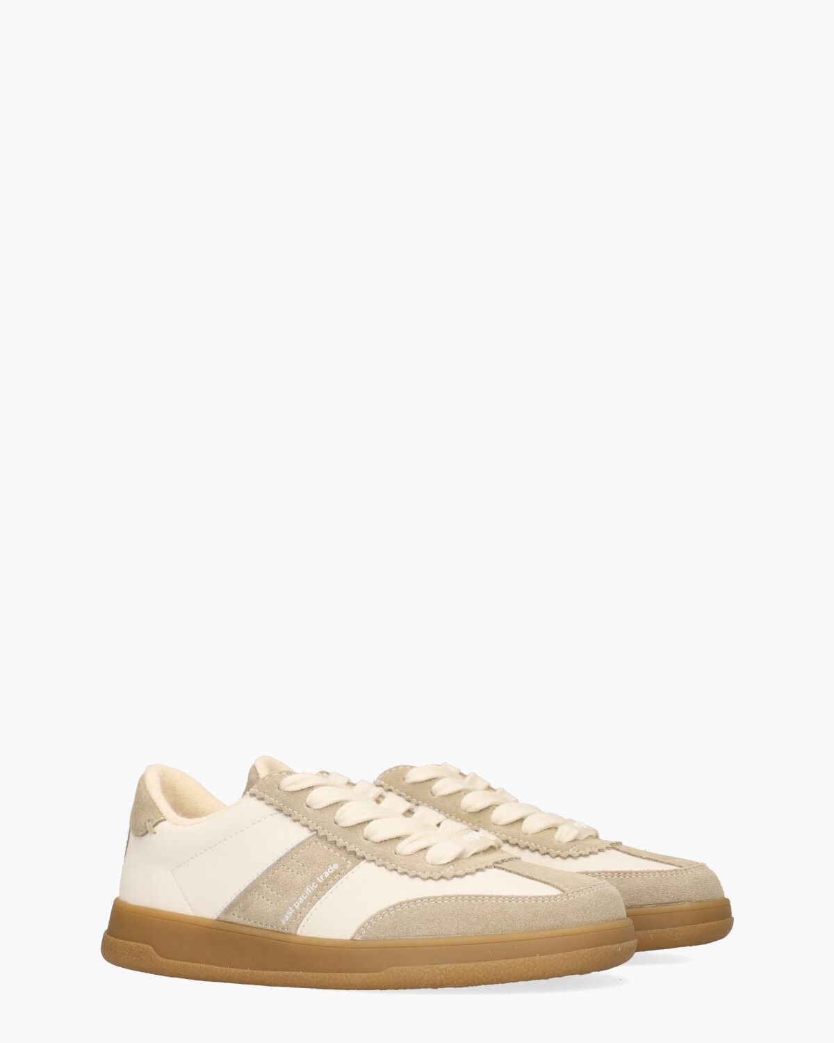 Santos Beige/Wit Damessneakers