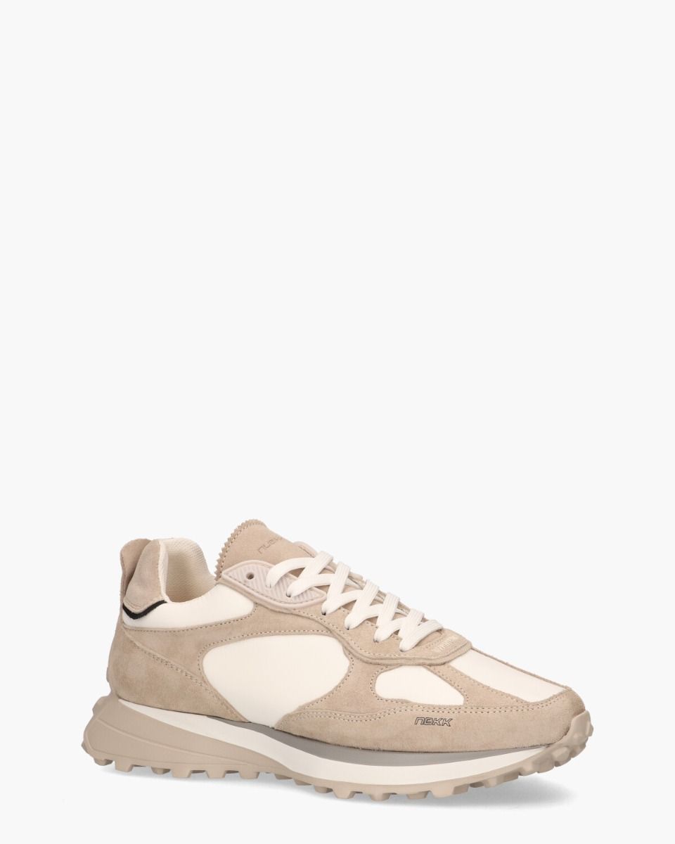 Cross Road Off-White/Beige Damessneakers