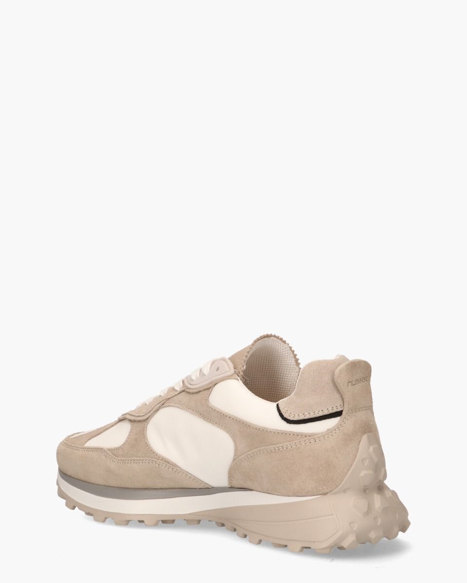 Cross Road Off-White/Beige Damessneakers