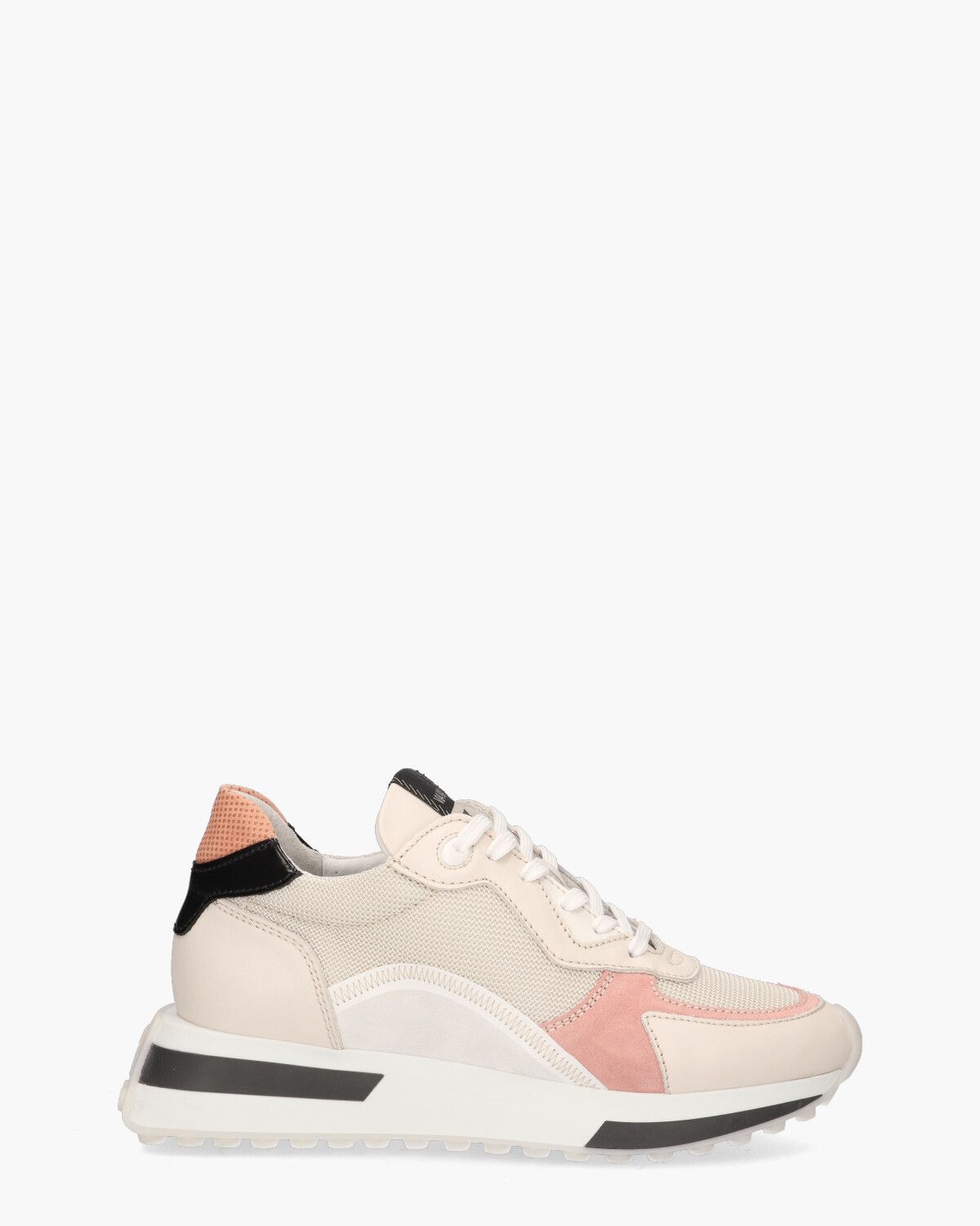 Posy Dash Beige/Roze Damessneakers