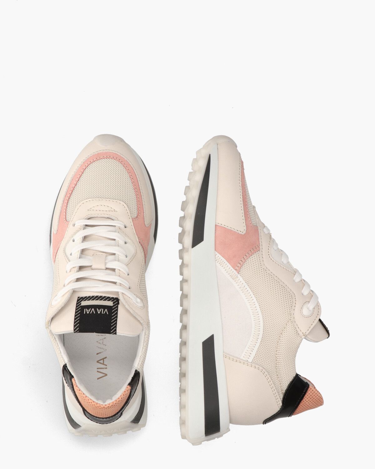 Posy Dash Beige/Roze Damessneakers