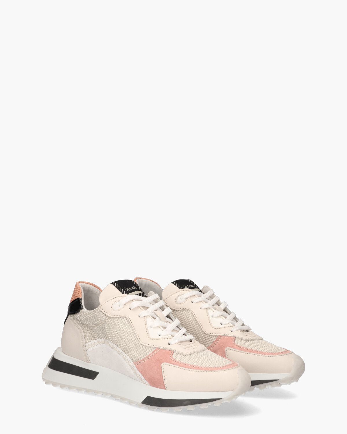 Posy Dash Beige/Roze Damessneakers