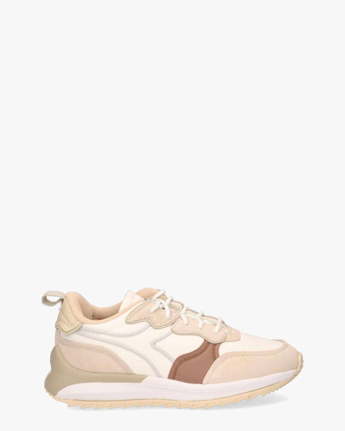 Jolly Logo Wit/Beige Damessneakers