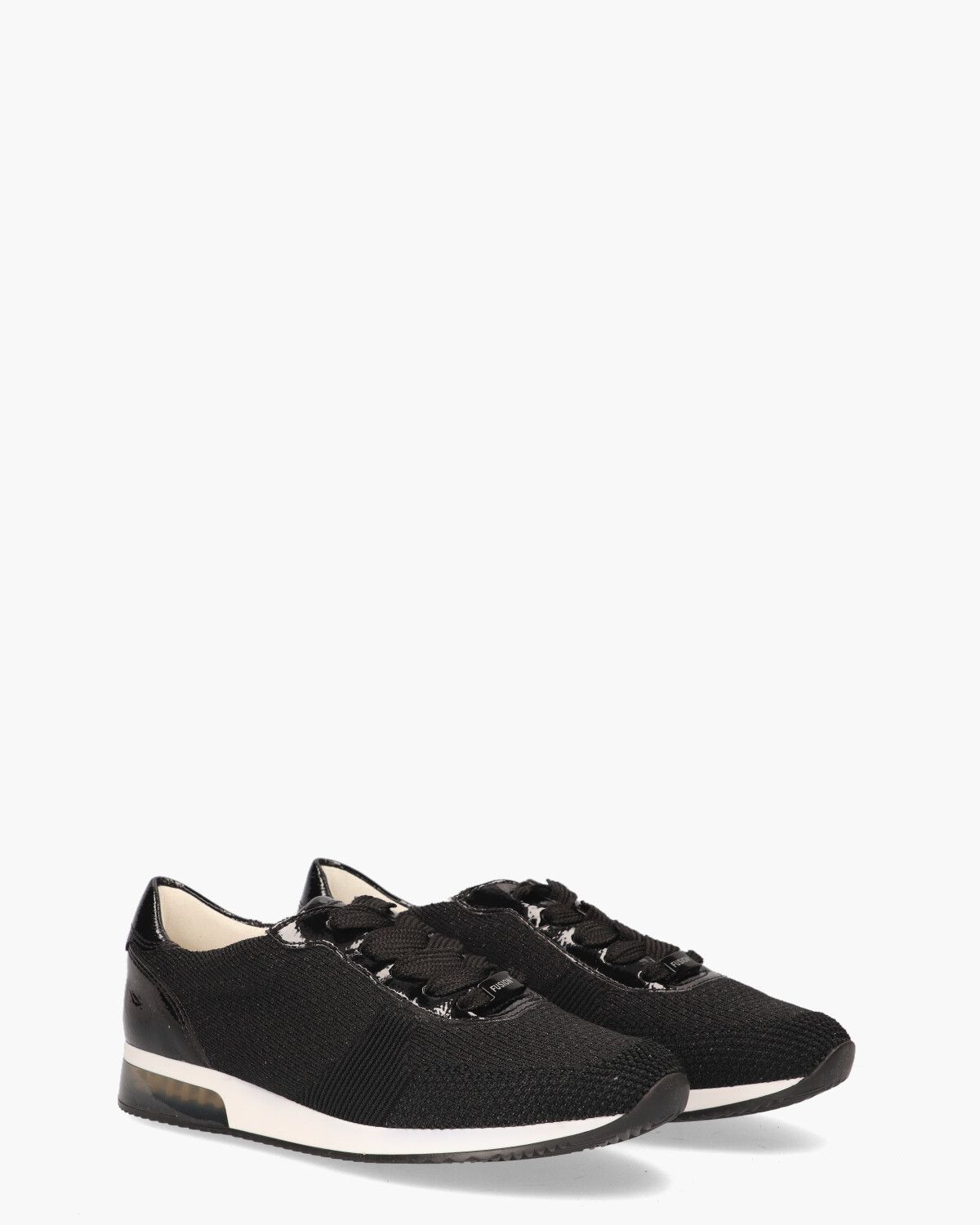 Lissabon Zwart Damessneakers