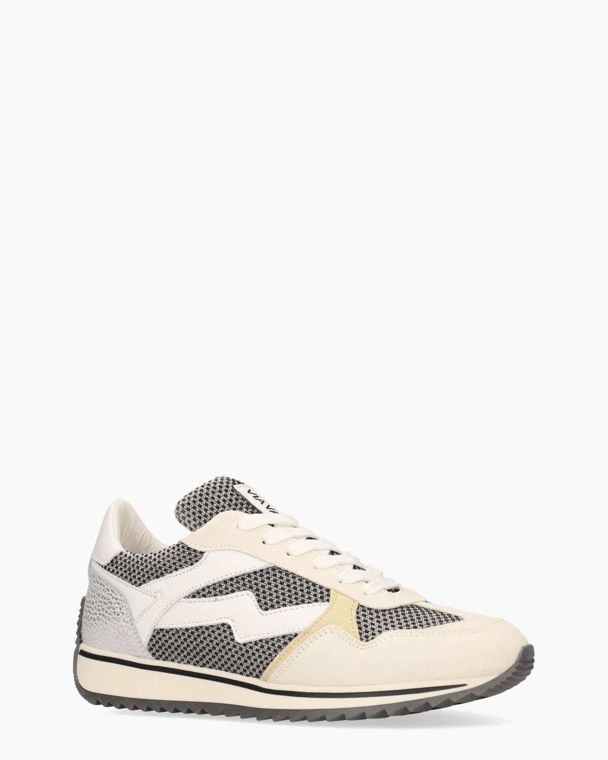 Mikki Alex Zwart/Multicolor Damessneakers