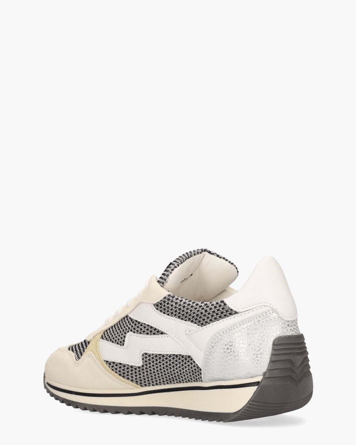 Mikki Alex Zwart/Multicolor Damessneakers