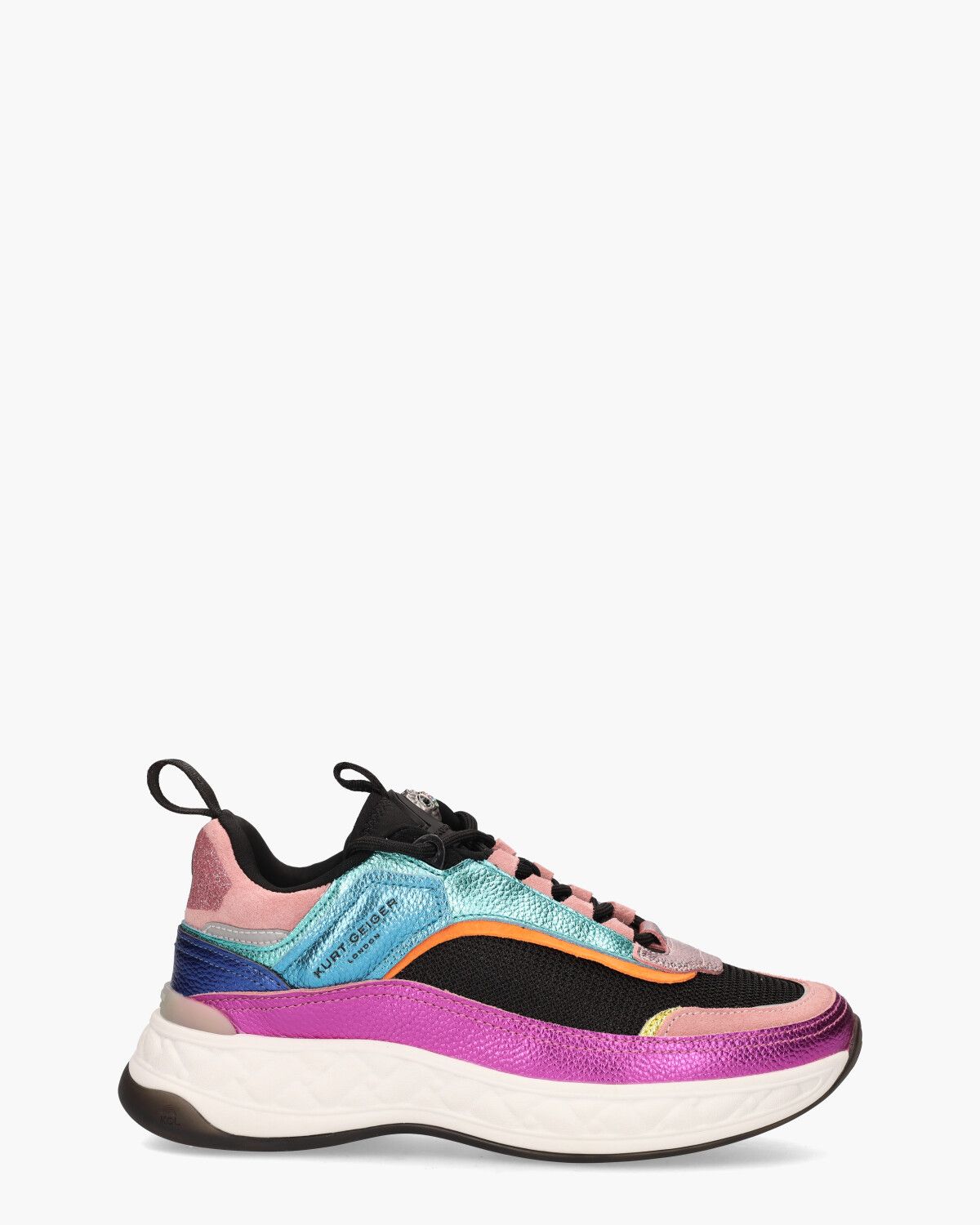 Kensington Sneaker Zwart/Multicolor Damessneakers