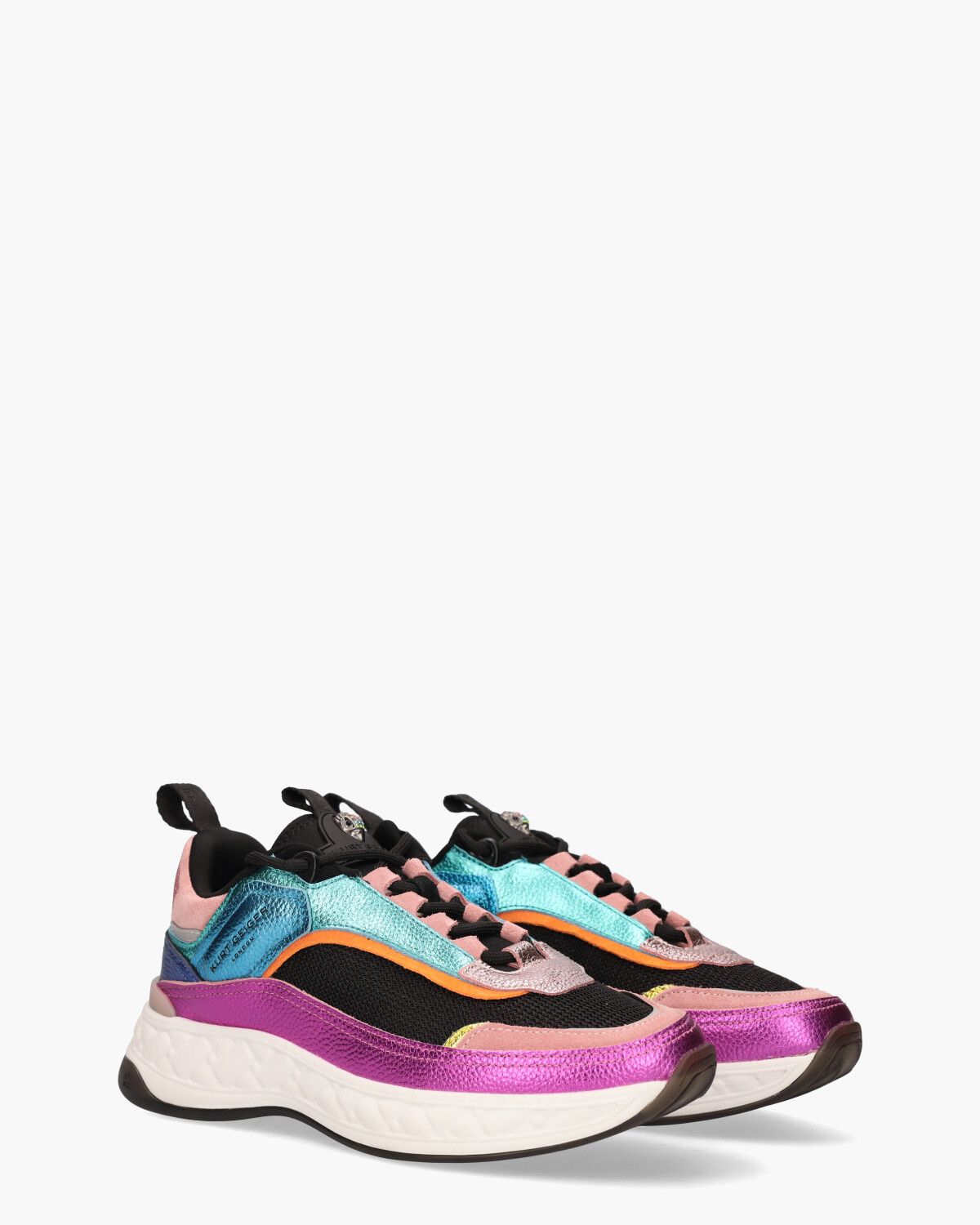 Kensington Sneaker Zwart/Multicolor Damessneakers