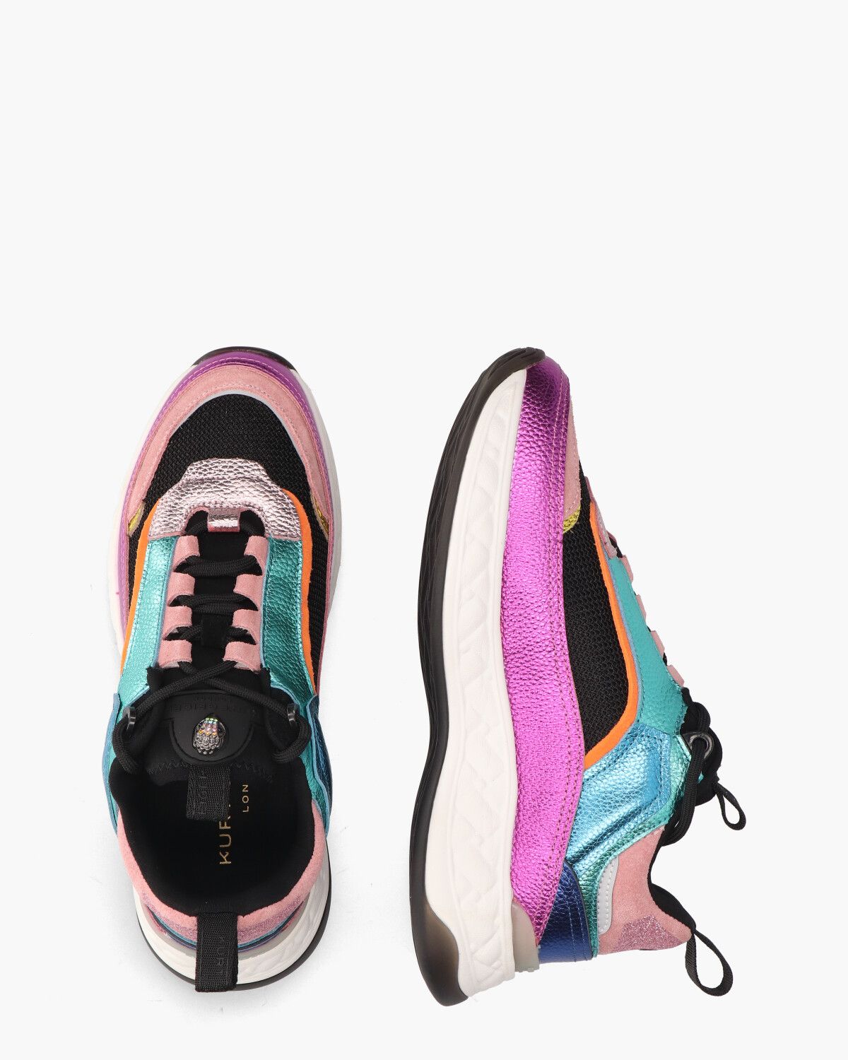 Kensington Sneaker Zwart/Multicolor Damessneakers