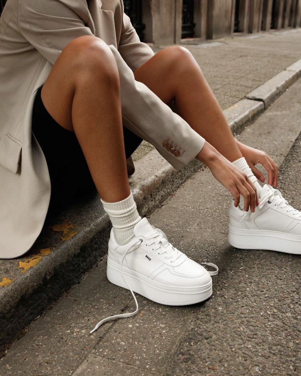 Bayou Platform Wit Damessneakers
