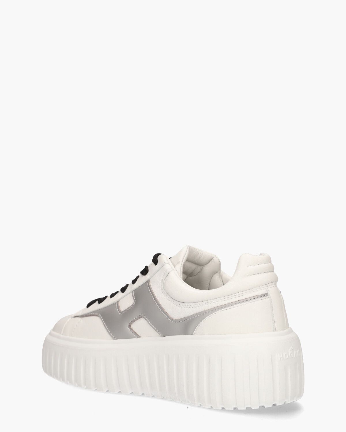 H-Stripes Wit/Zilver Damessneakers