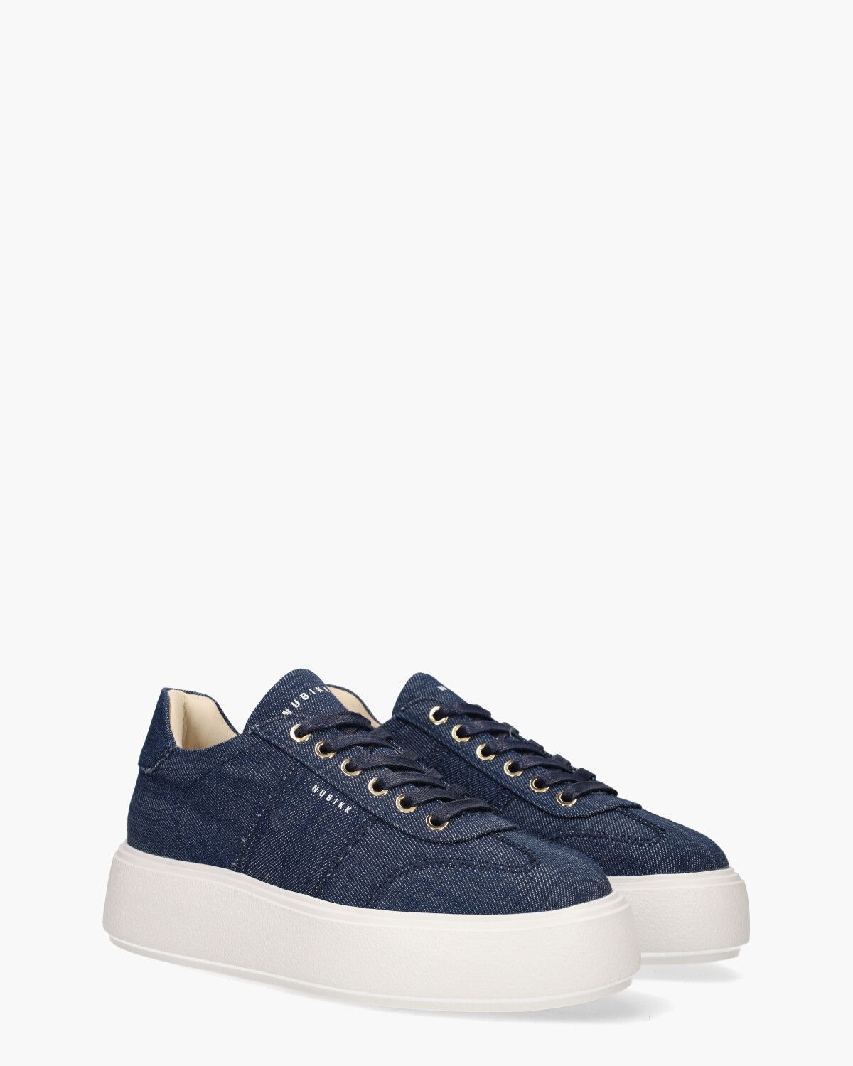Elise Wing Jeansblauw Damessneakers