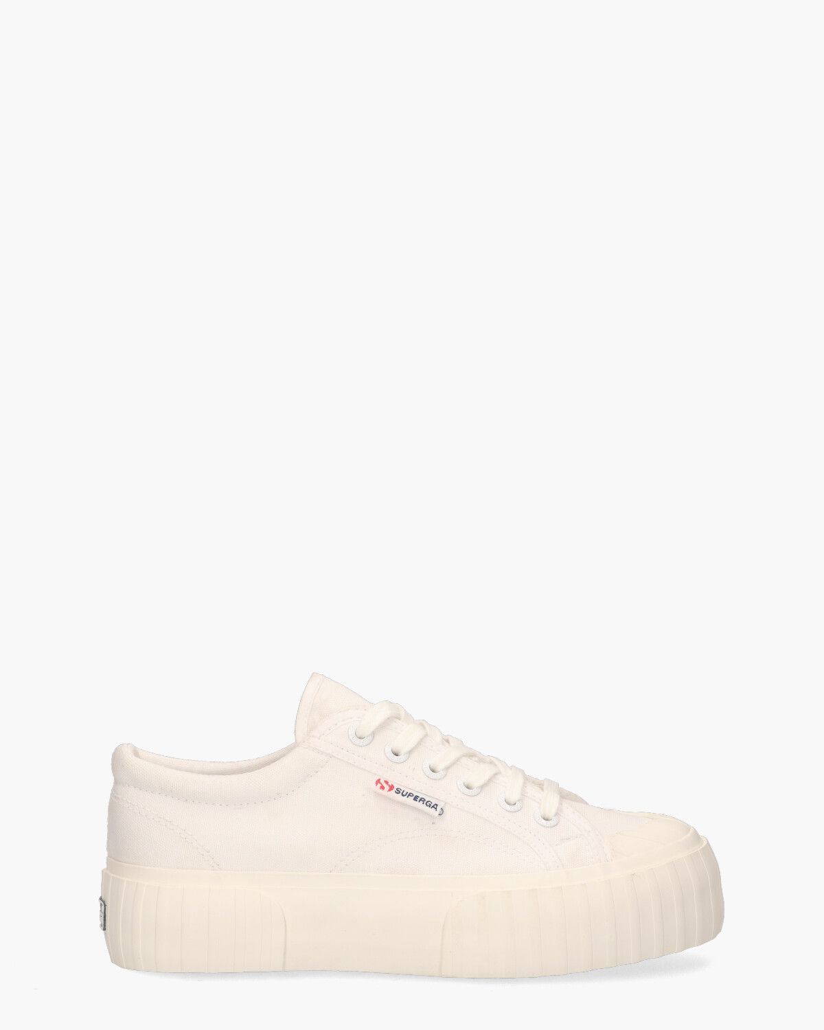 2631 Stripe Platform Wit Damessneakers