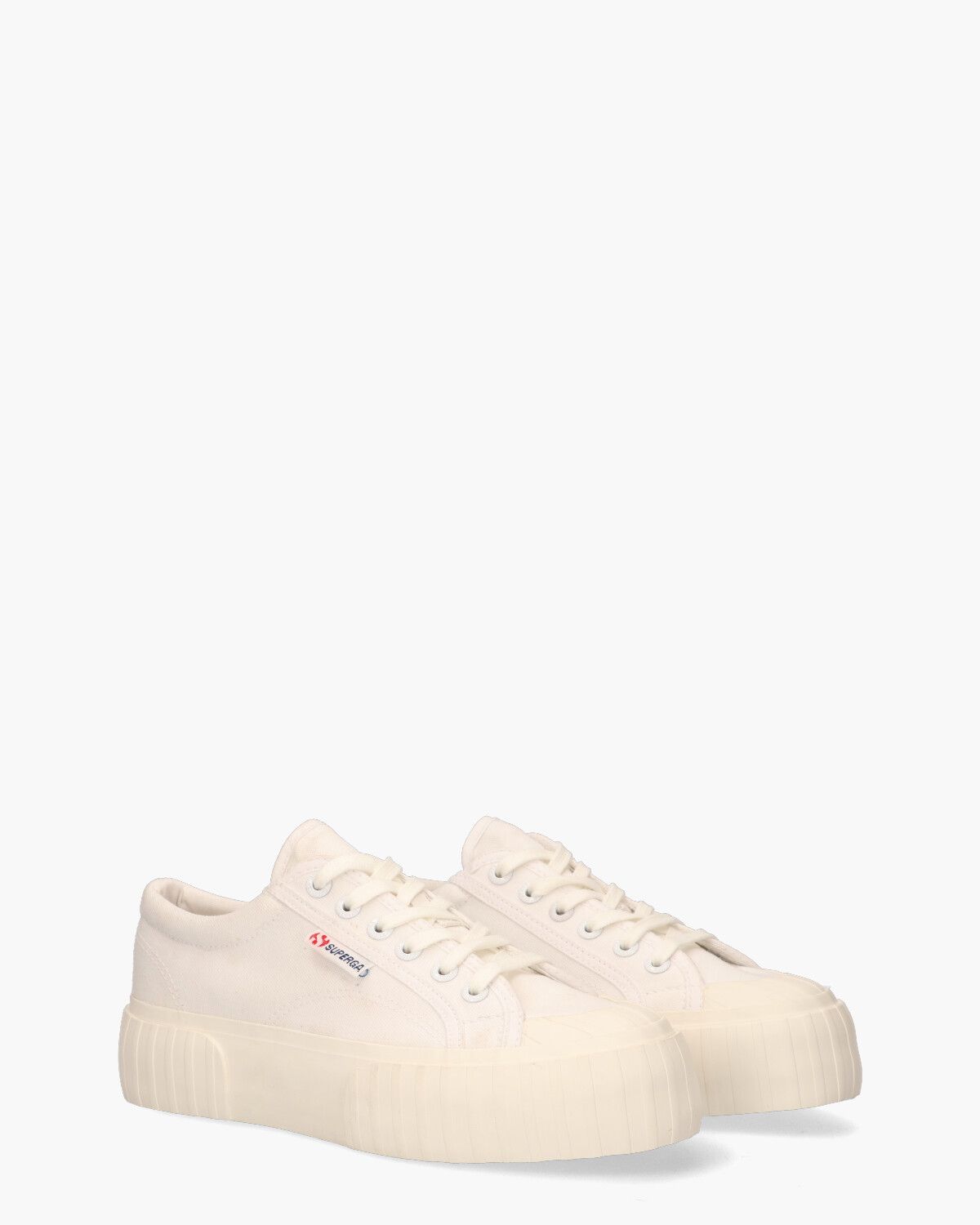 2631 Stripe Platform Wit Damessneakers