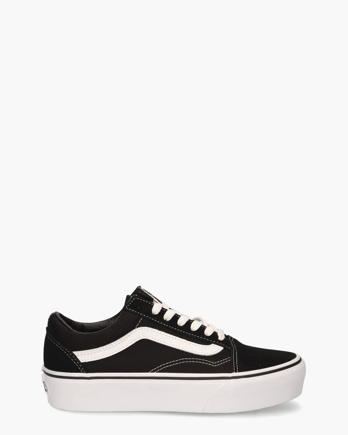 Old Skool Platform Zwart Damessneakers