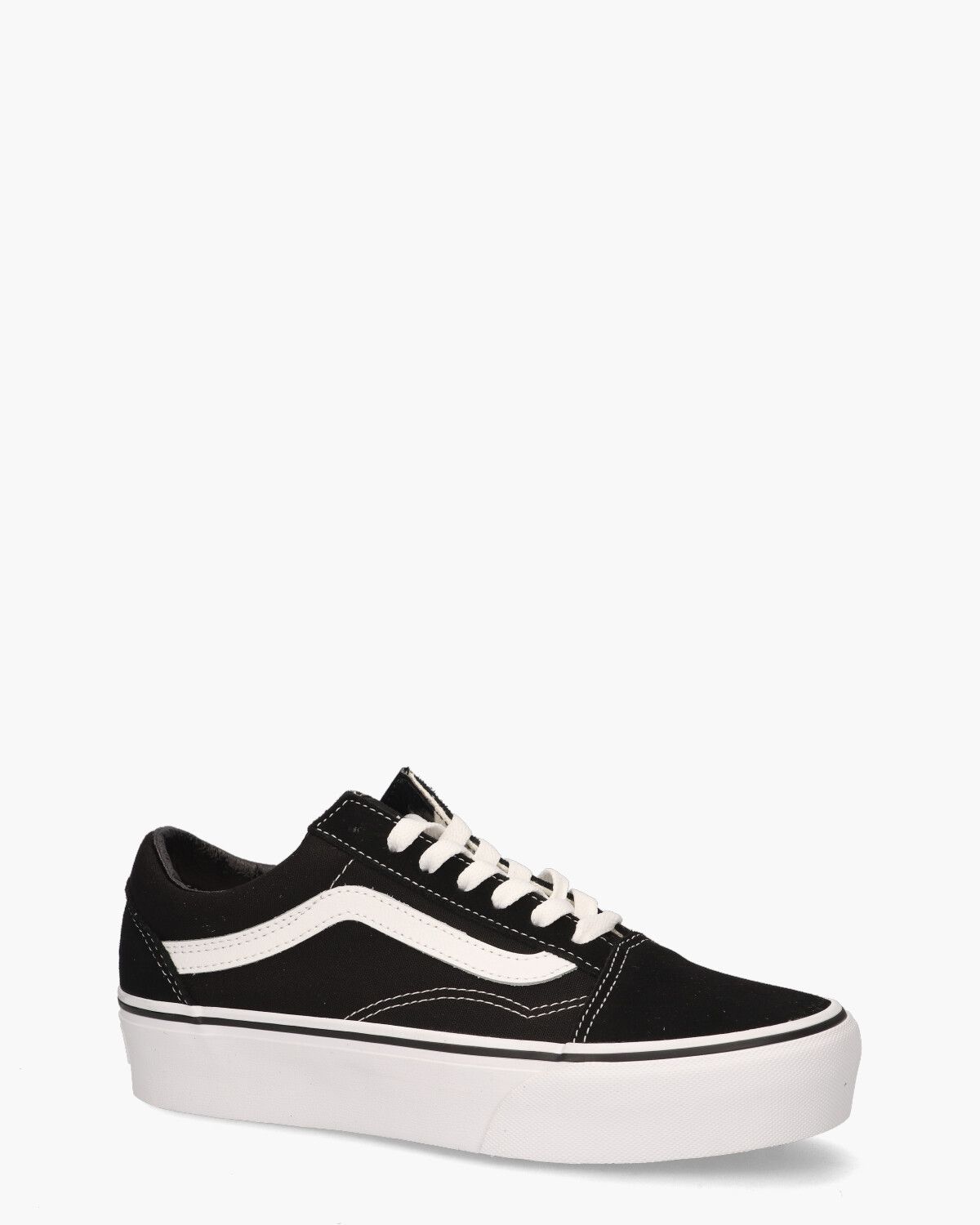 Old Skool Platform Zwart Damessneakers