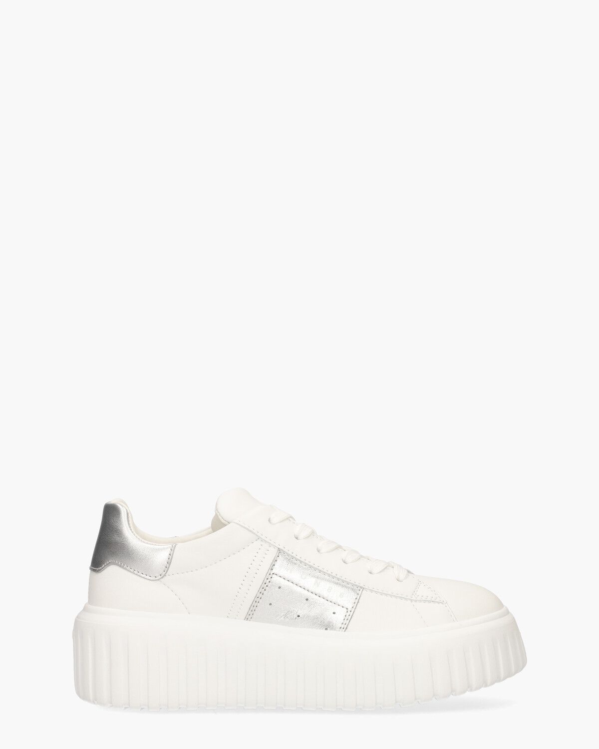 H-Stripes Wit/Zilver Damessneakers