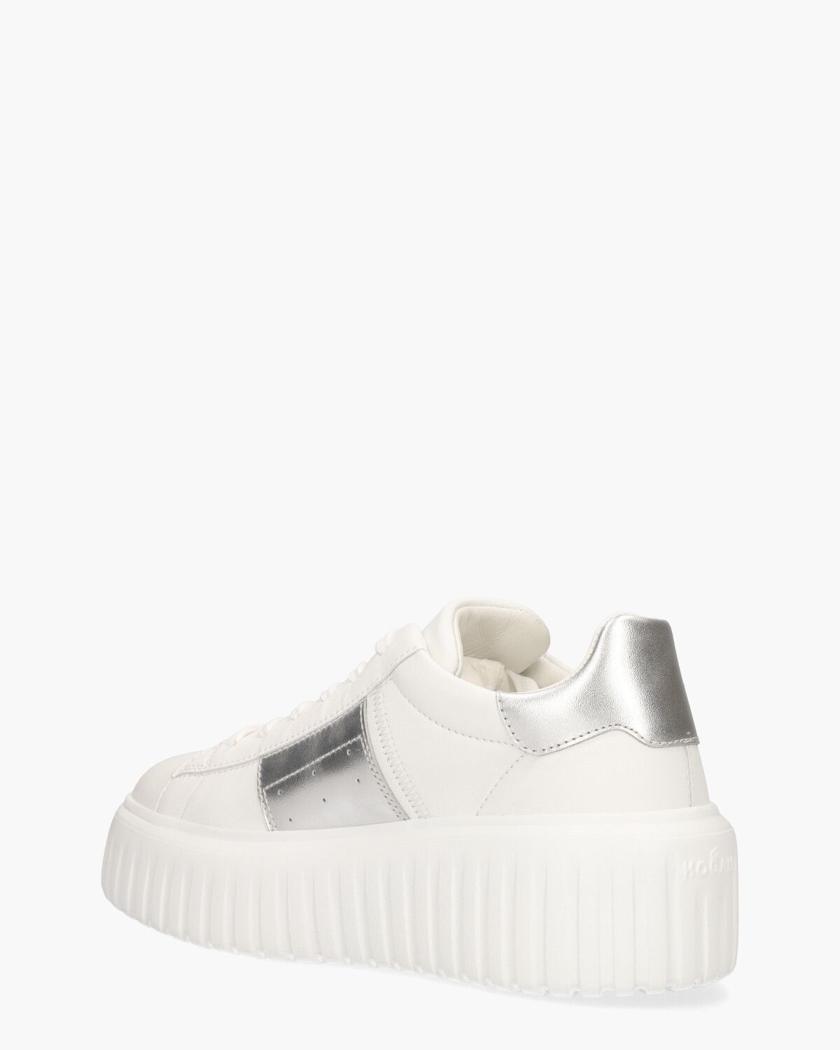 H-Stripes Wit/Zilver Damessneakers
