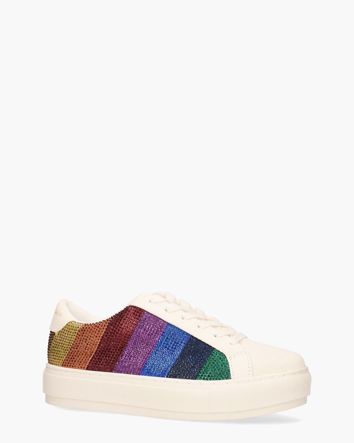 Laney Stripe Crystal Sneaker Wit/Multicolor Damessneakers