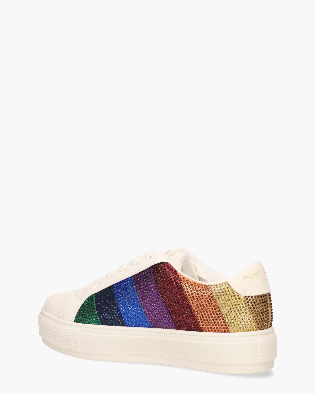 Laney Stripe Crystal Sneaker Wit/Multicolor Damessneakers