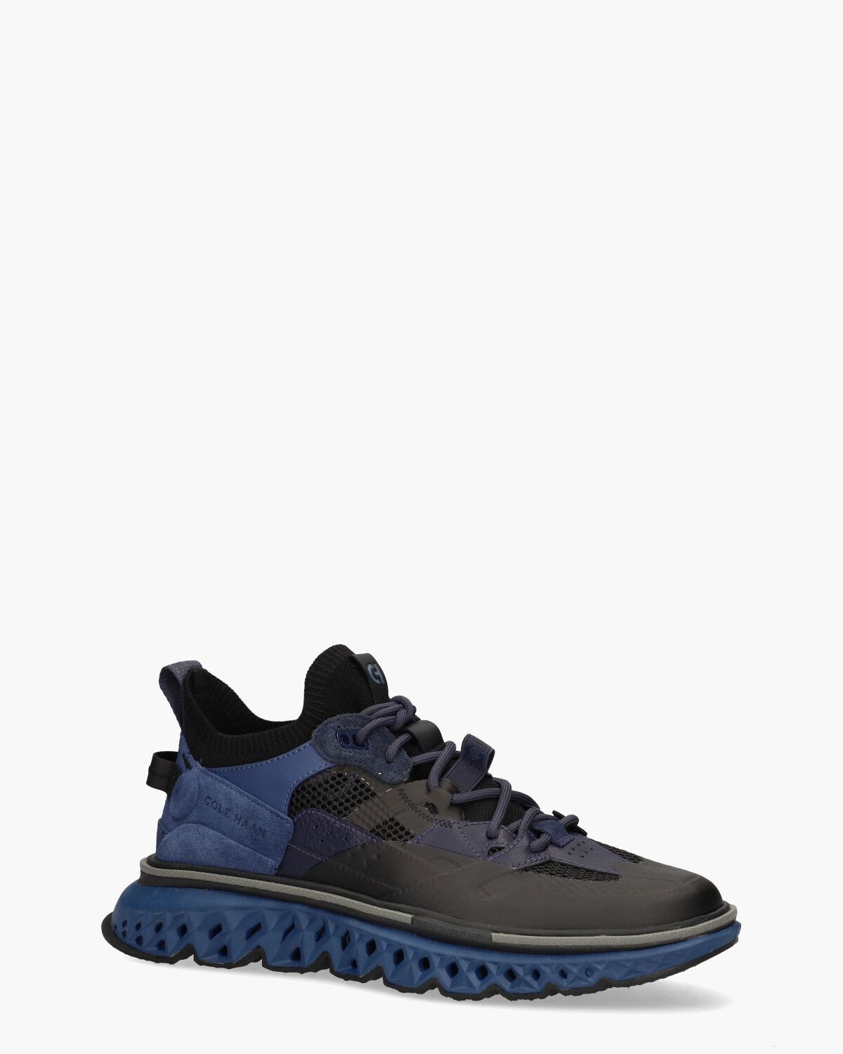 5.Zerogrand WRK Zwart/Blauw Herensneakers