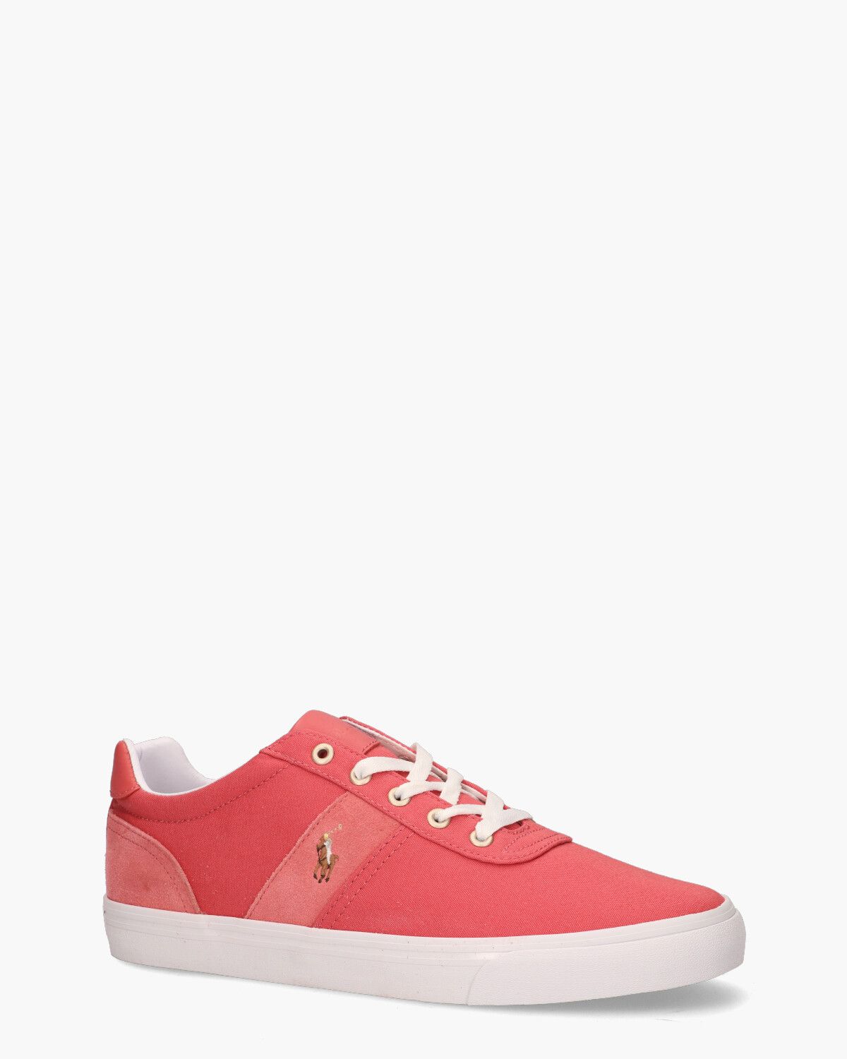 Red ralph lauren trainers deals
