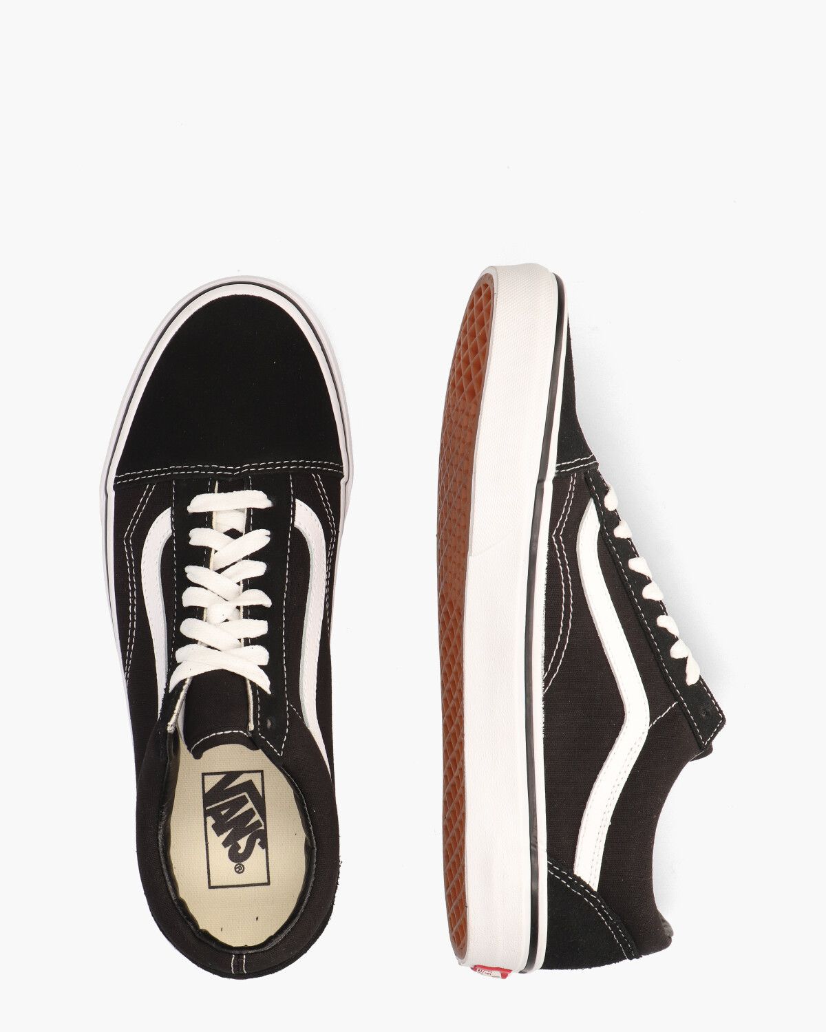 Oldskool Zwart Herensneakers
