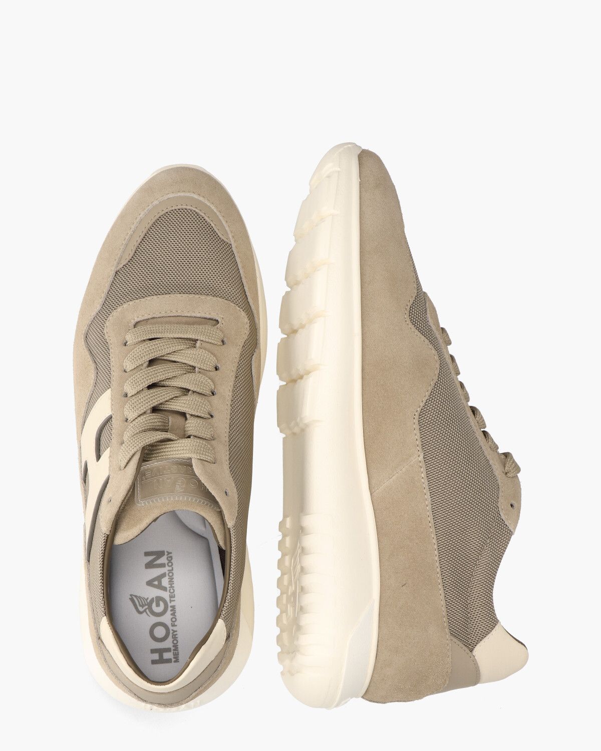 Interactive³ Taupe Herensneakers