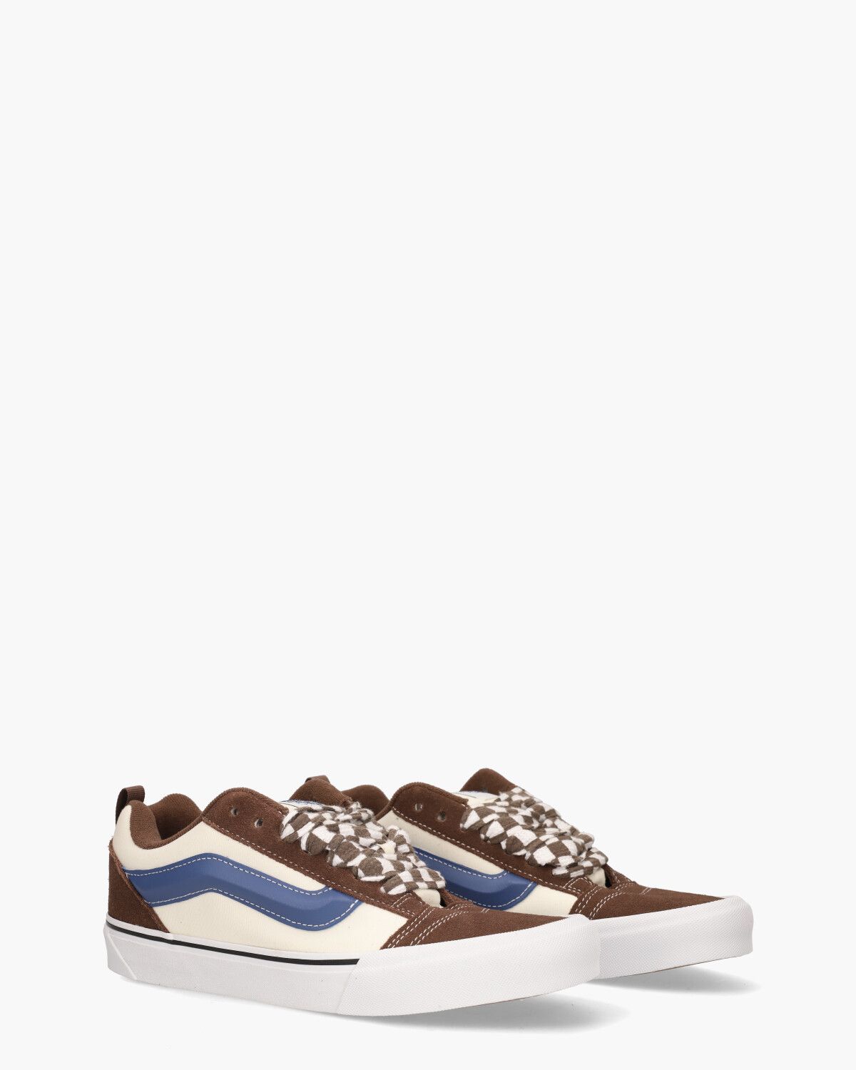 Knu Skool Off-White/Bruin Herensneakers 