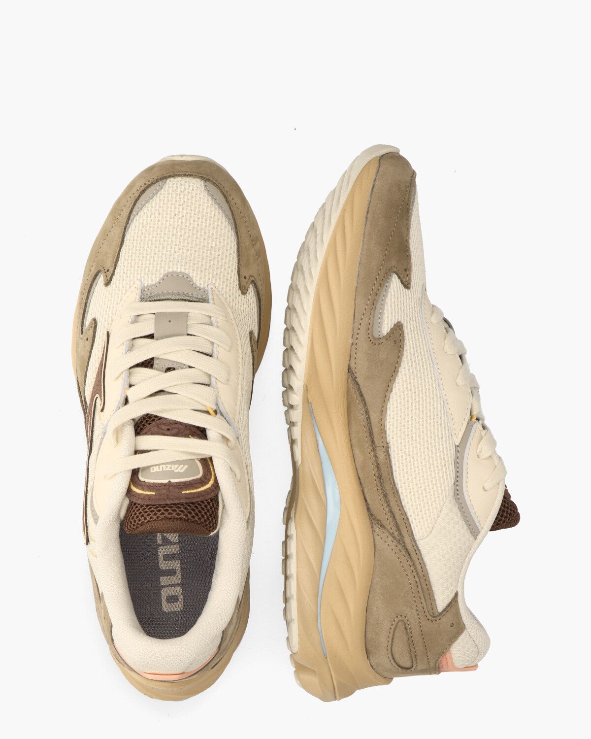 Wave Rider Beta Off-White/Bruin Herensneakers