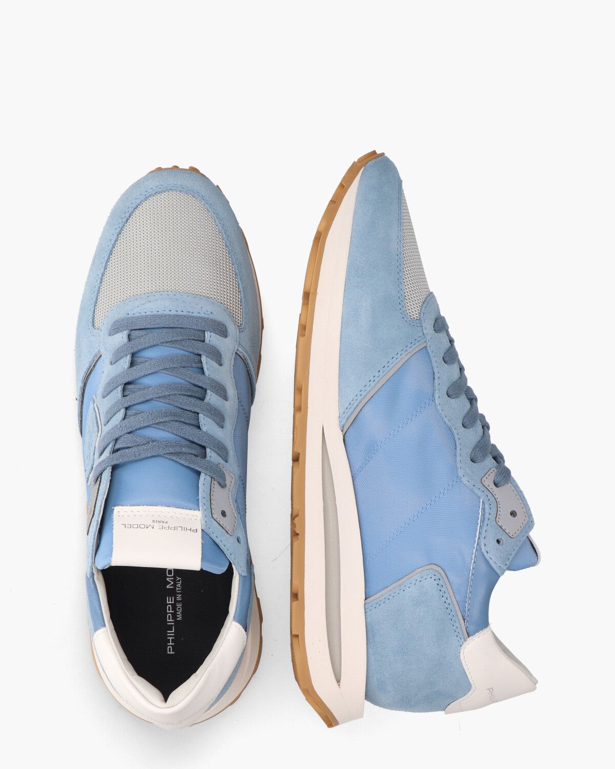 Tropez Haute Lichtblauw Herensneakers