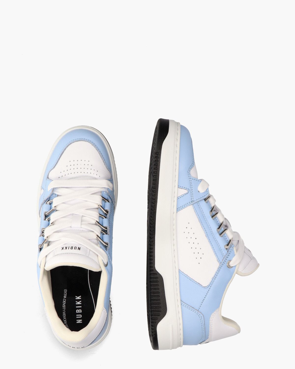 Basket Buxton Wit/Lichtblauw Herensneakers
