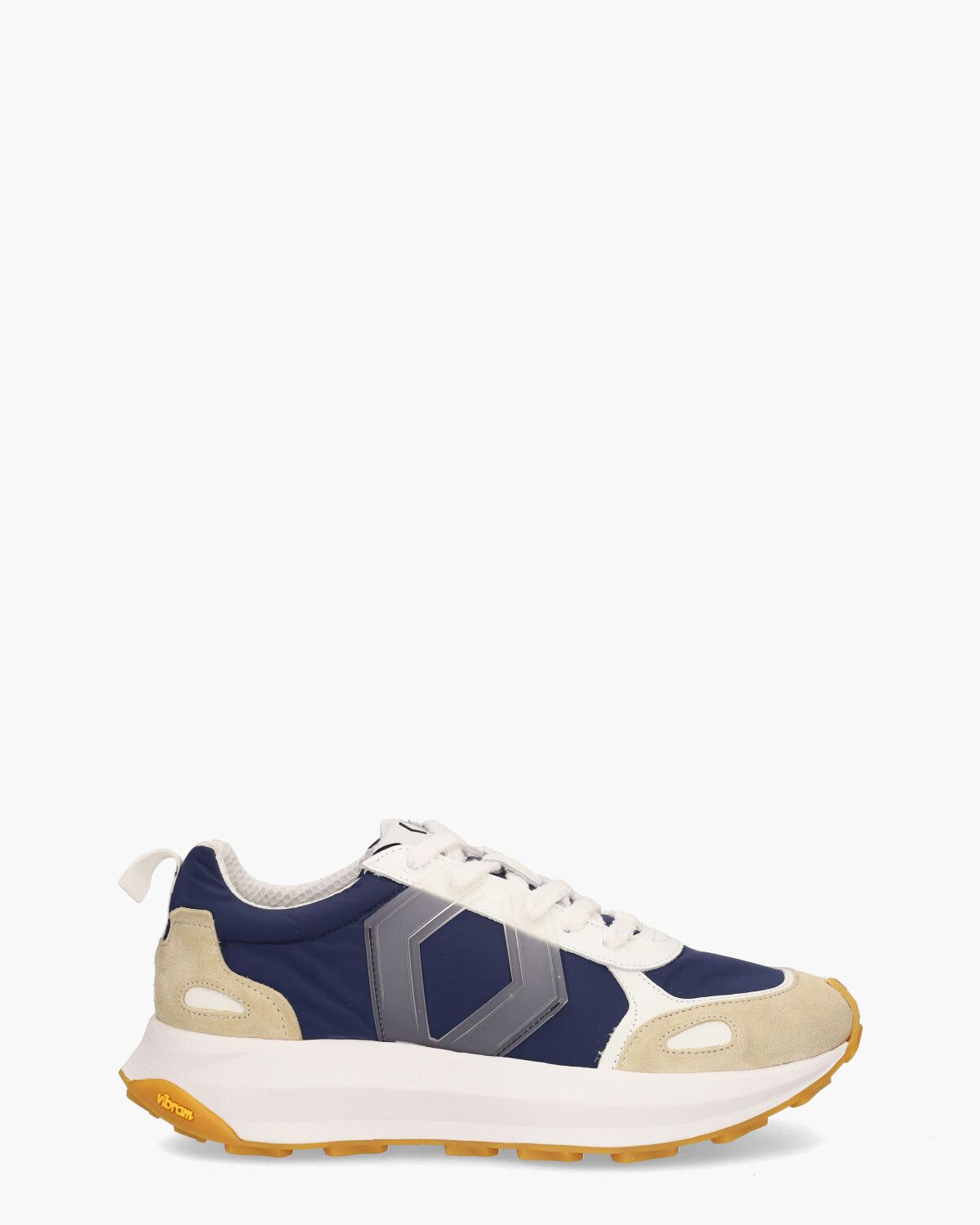 Cross Donkerblauw/Beige Herensneakers