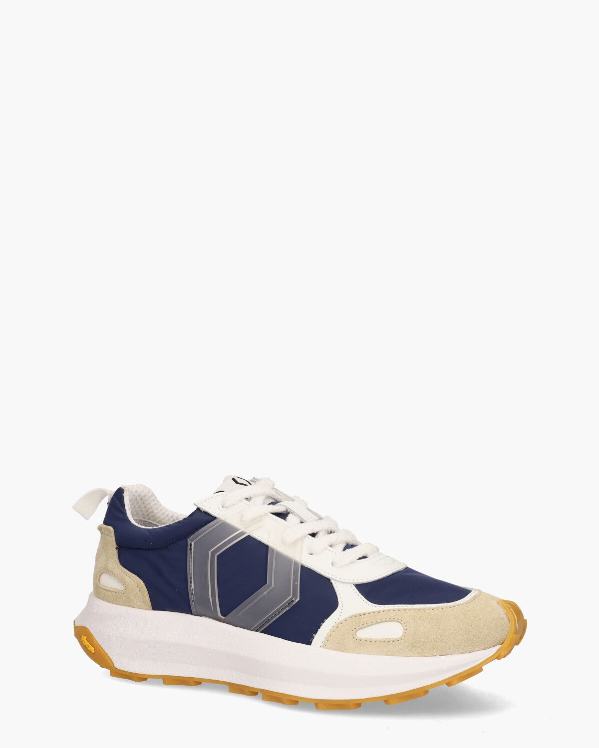 Cross Donkerblauw/Beige Herensneakers