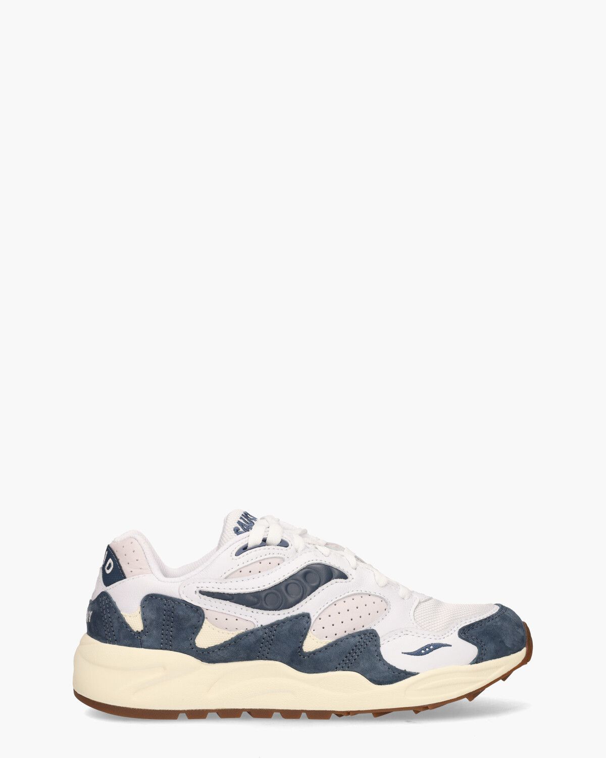 Grid Shadow 2 Wit/Blauw Herensneakers