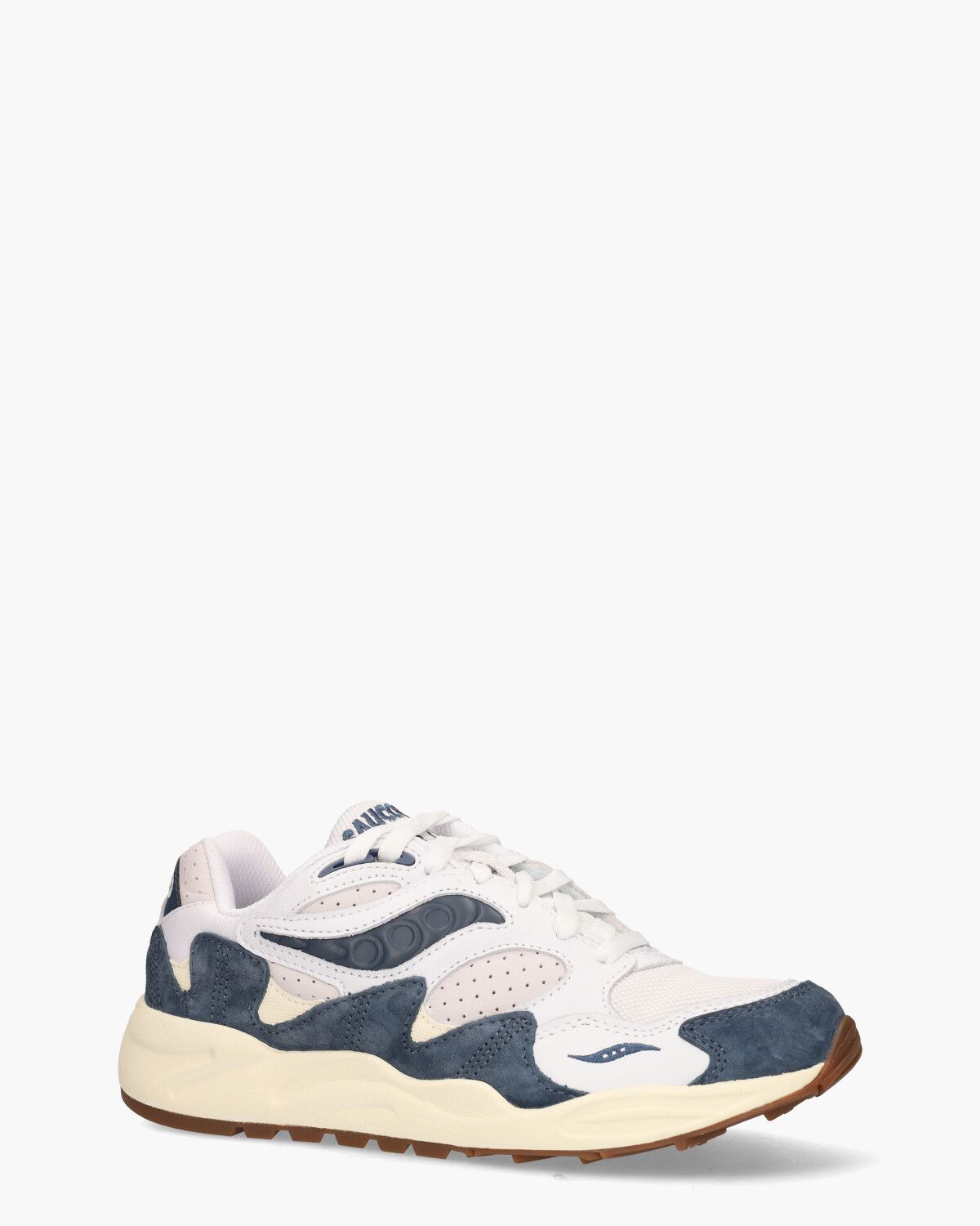 Grid Shadow 2 Wit/Blauw Herensneakers