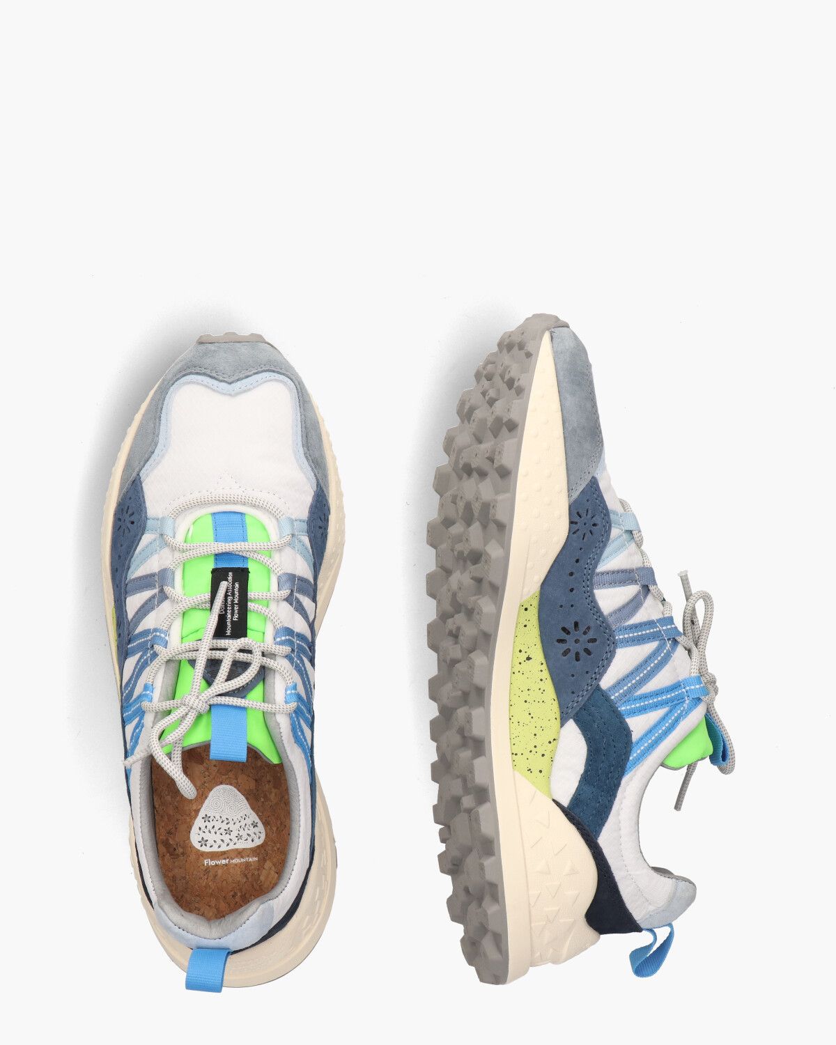 Washi Wit/Multicolor Herensneakers