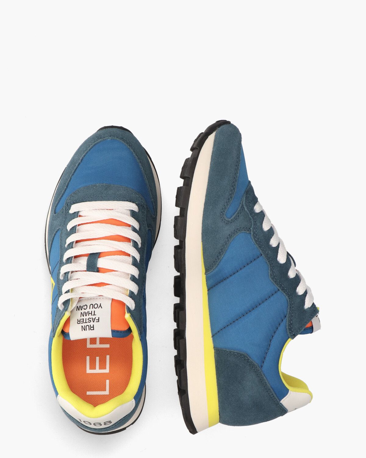 Tom Solid Nylon Blauw Herensneakers