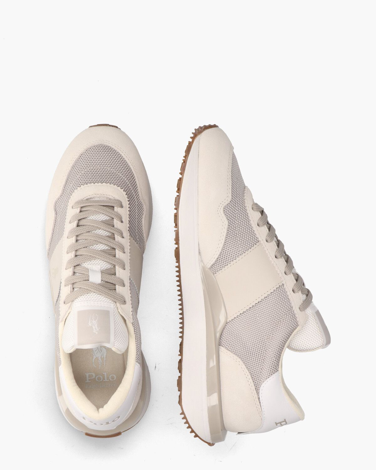 Train 89 Beige/Grijs Herensneakers 